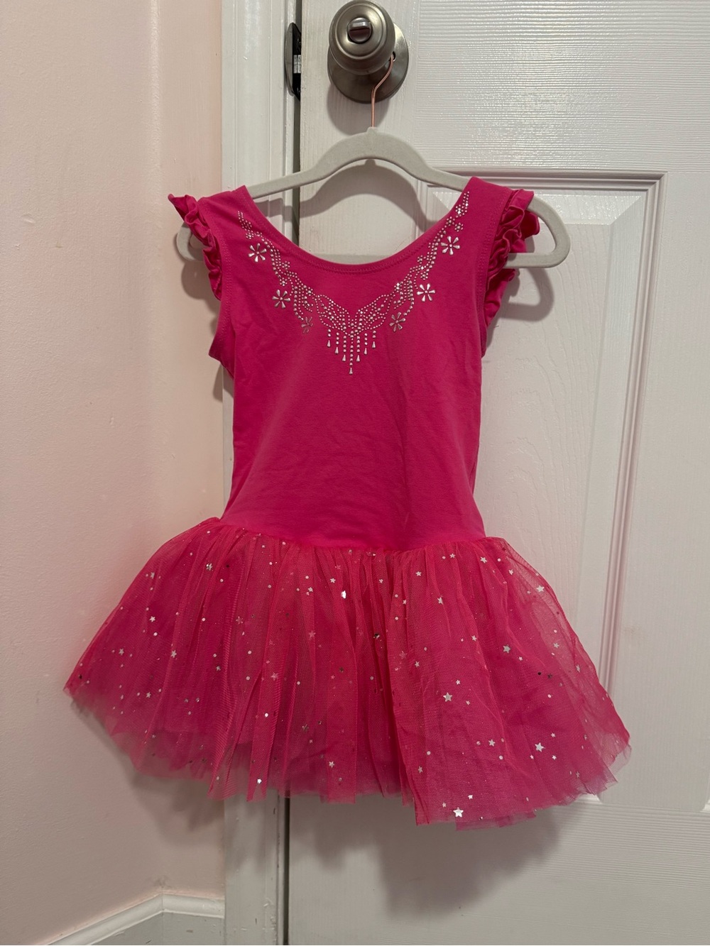 Girls XXL Pink Ballet Tutu Dance Recital Costume Rhinestone